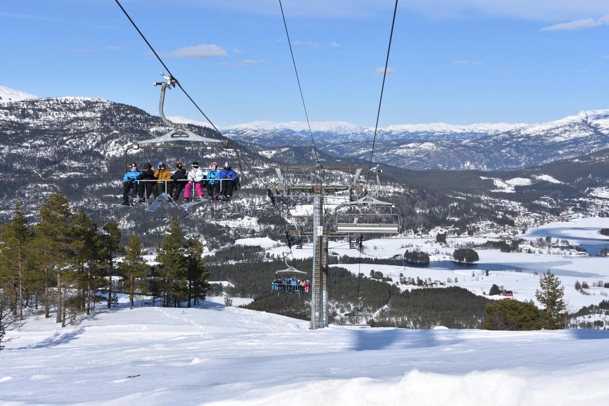 New&Cozy Apartment Near Vradal Panorama Ski Resort, Golf And Beach Bagian luar foto